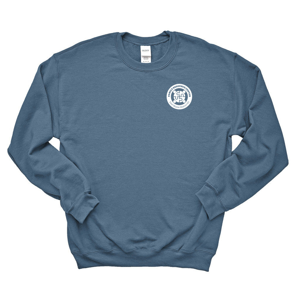 Logo ~ Raglan Crewneck Sweatshirt Sweatshirt ~ Family Resource Center