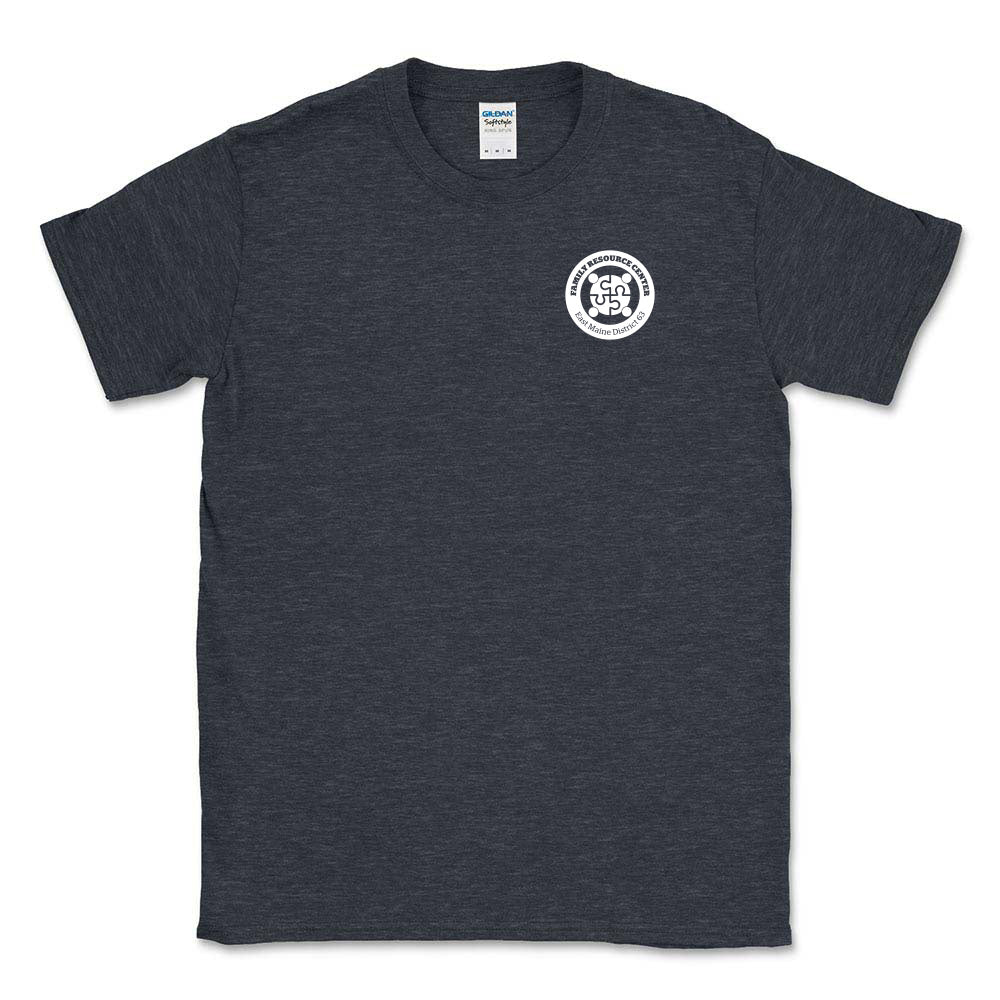 Logo ~ Cotton Softstyle Tee ~ Family Resource Center
