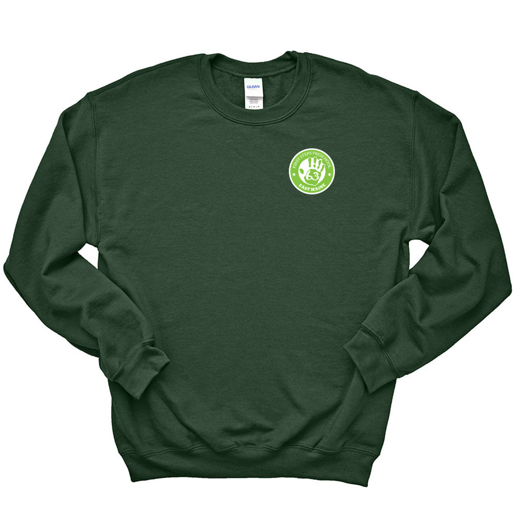 Logo ~ Raglan Crewneck Sweatshirt ~ First Steps Preschool