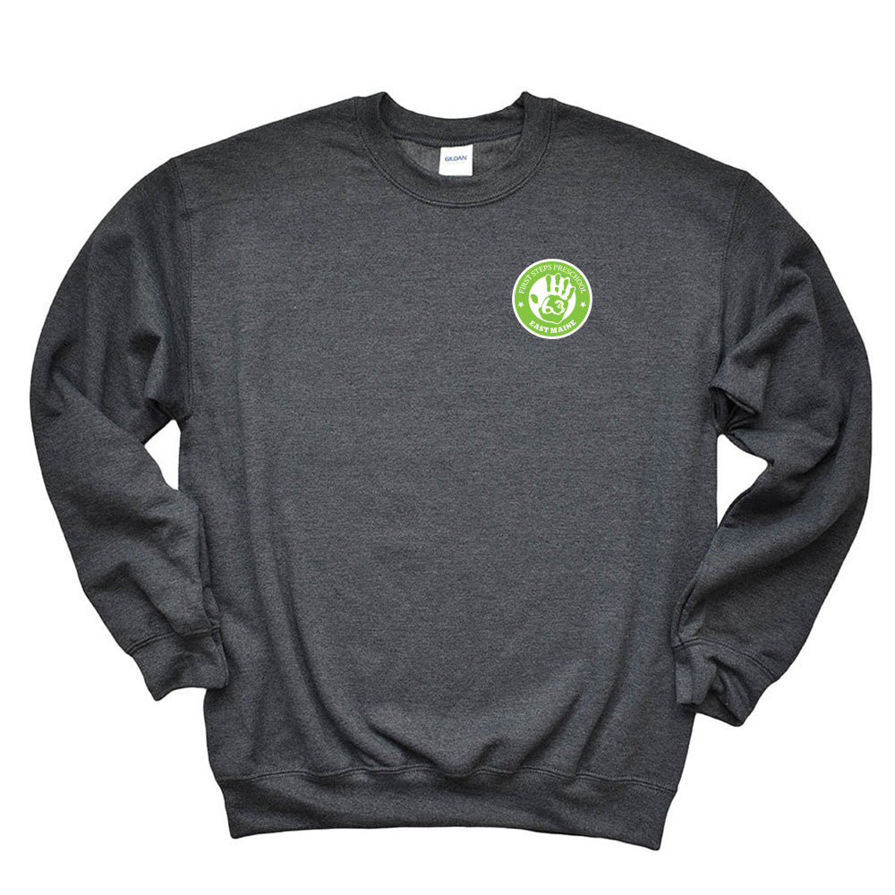 Logo ~ Raglan Crewneck Sweatshirt ~ First Steps Preschool