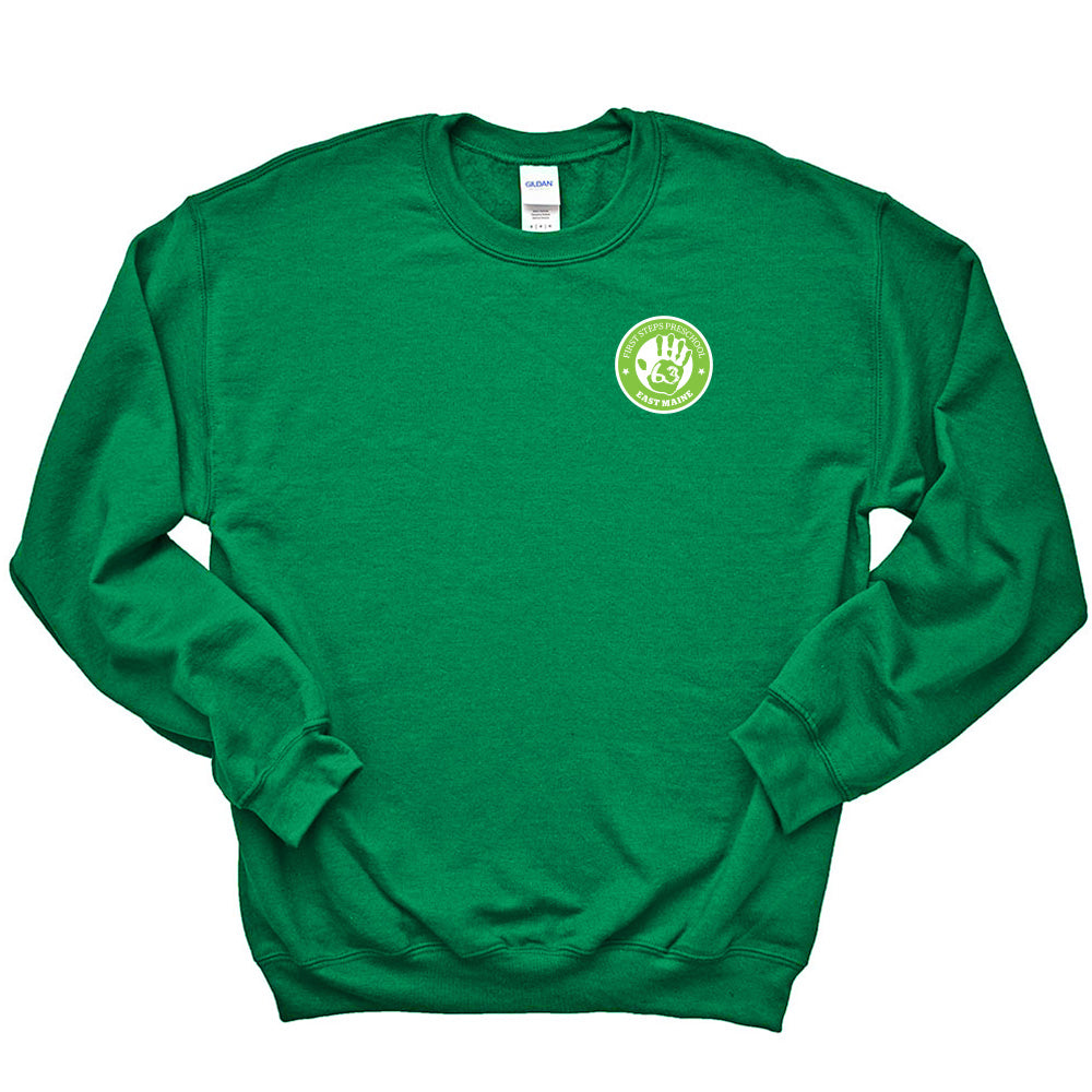 Logo ~ Raglan Crewneck Sweatshirt ~ First Steps Preschool
