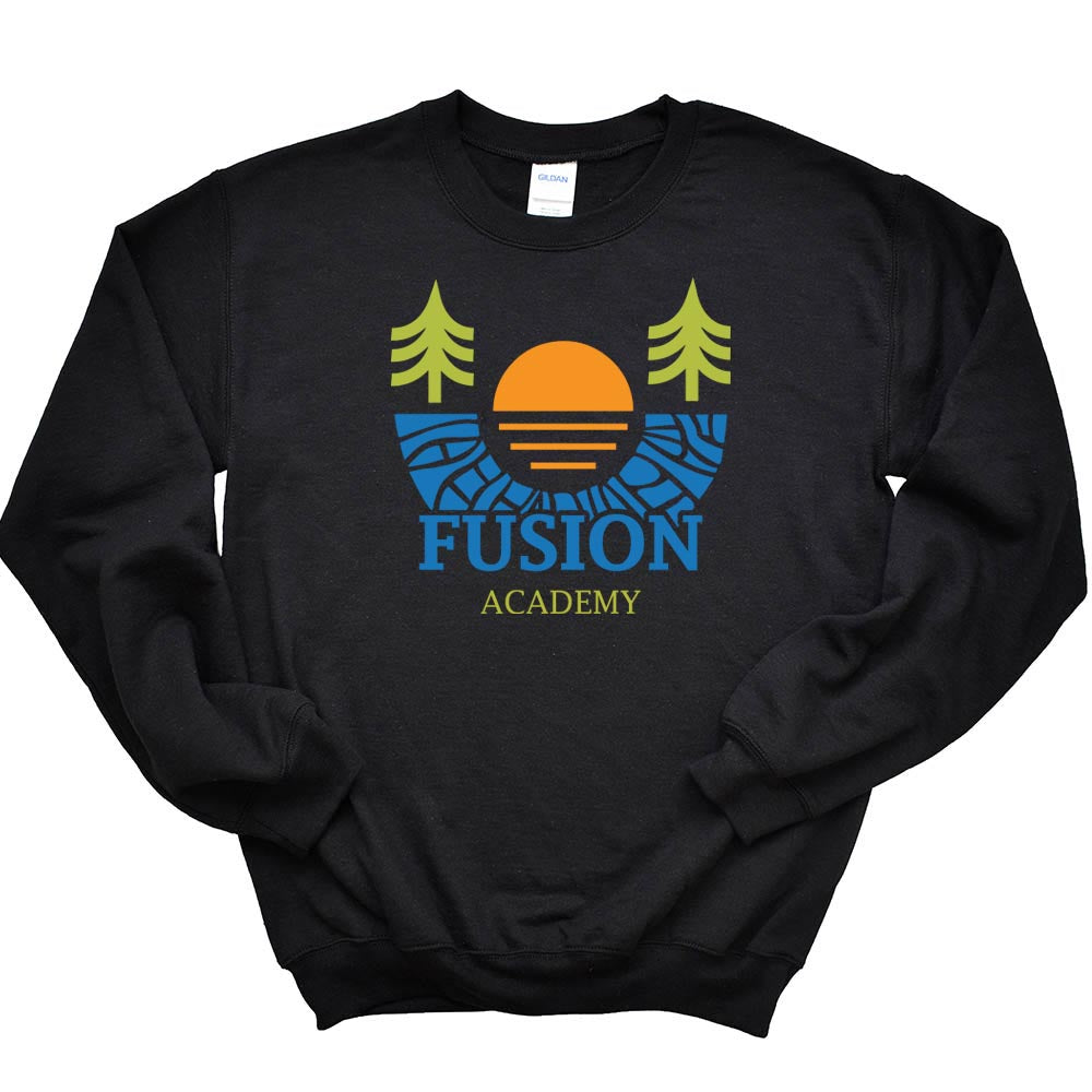 SUNSET UNISEX SWEATSHIRT ~ FUSION ACADEMY ~ classic fit
