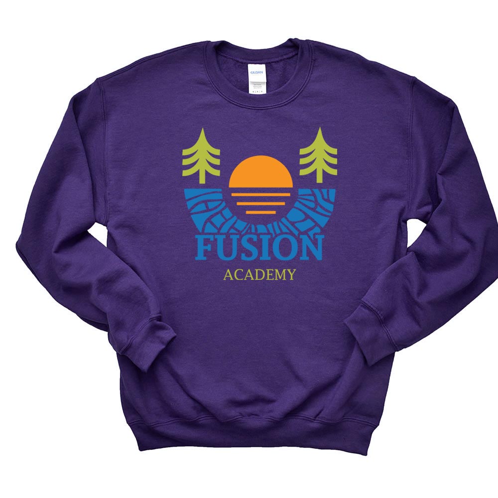 SUNSET UNISEX SWEATSHIRT ~ FUSION ACADEMY ~ classic fit