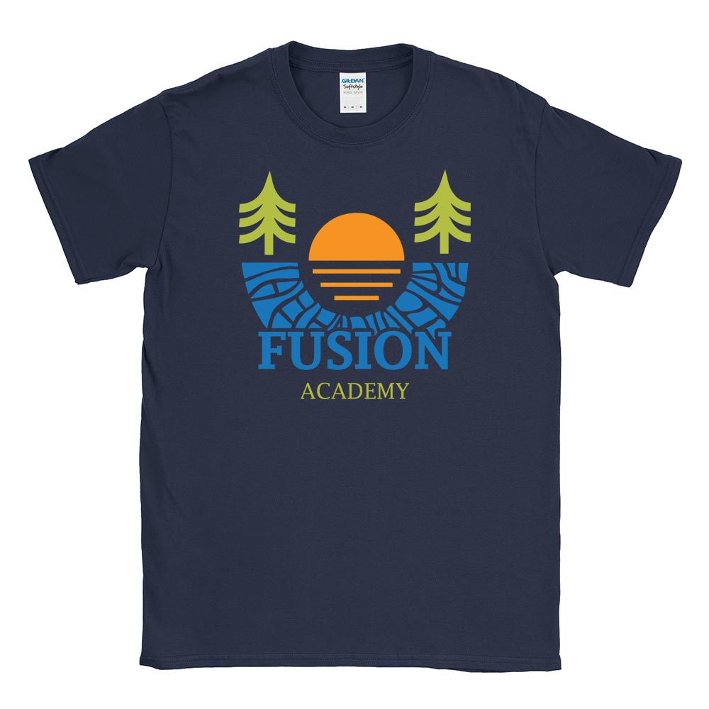 Sunset ~ Cotton T-Shirt ~ Fusion Academy