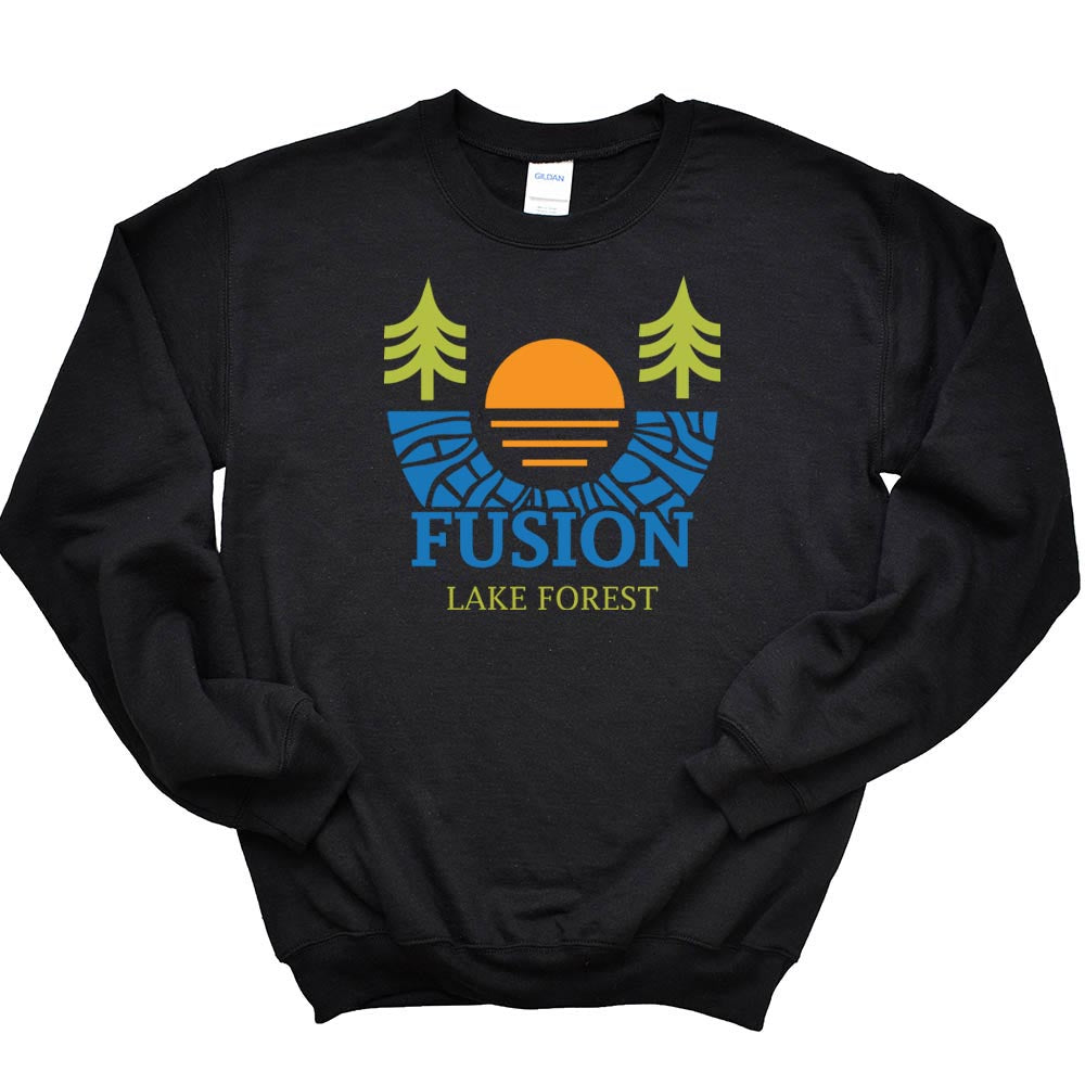 SUNSET UNISEX SWEATSHIRT ~ FUSION ACADEMY LAKE FOREST ~ classic fit