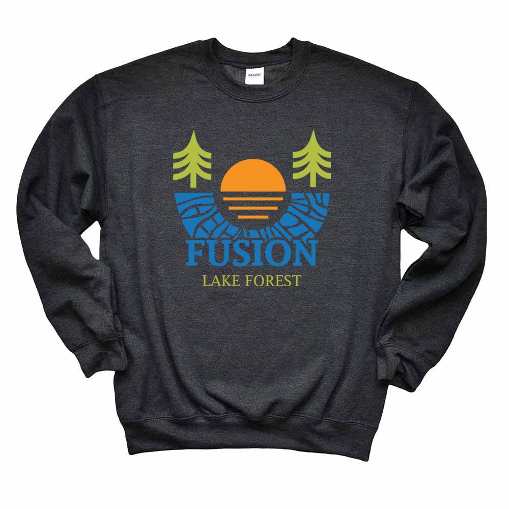 SUNSET UNISEX SWEATSHIRT ~ FUSION ACADEMY LAKE FOREST ~ classic fit