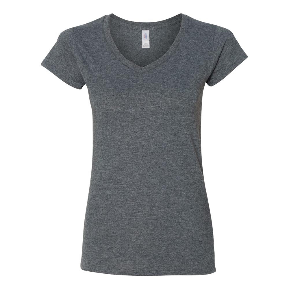 Custom Women's V-Neck Tee ~ Shabonee Elementary Staff