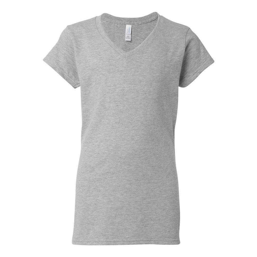 CUSTOM WOMEN'S V-NECK TEE ~ FIRST STEPS PRESCHOOL ~ adult & women's ~ classic fit