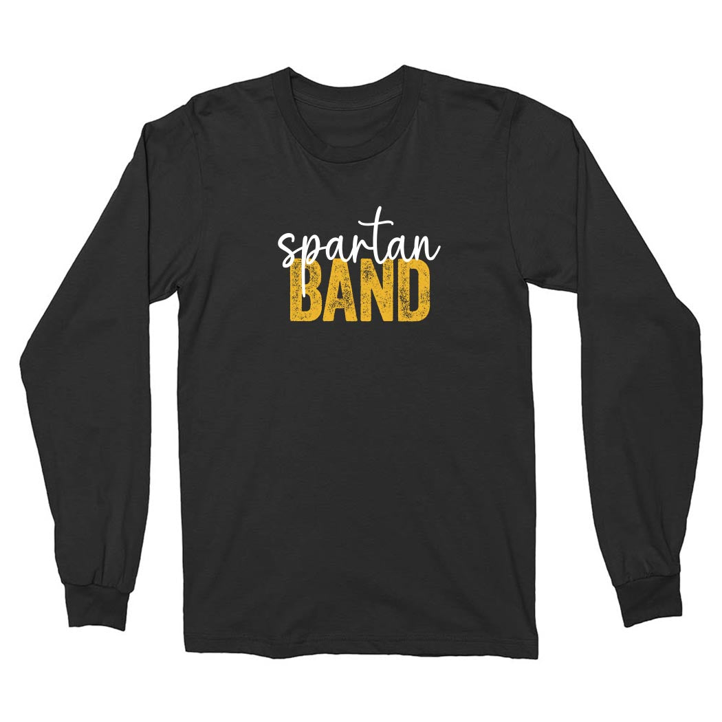 Spartan Band Script ~ Heavy Cotton Long Sleeve T-Shirt ~ Glenbrook North Band