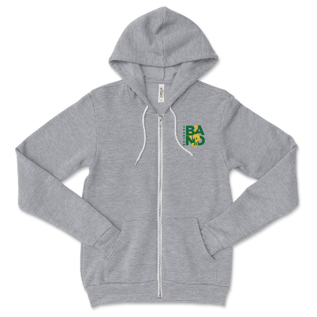 Band Square ~ Sponge Fleece Full-Zip Hoodie ~ Glenbrook North Band
