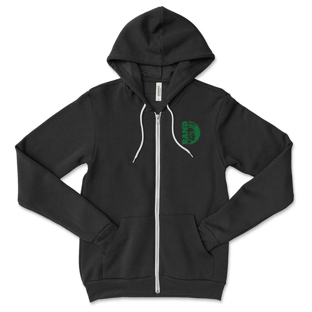 Mascot Band ~ Sponge Fleece Full-Zip Hoodie ~ Glenbrook North Band