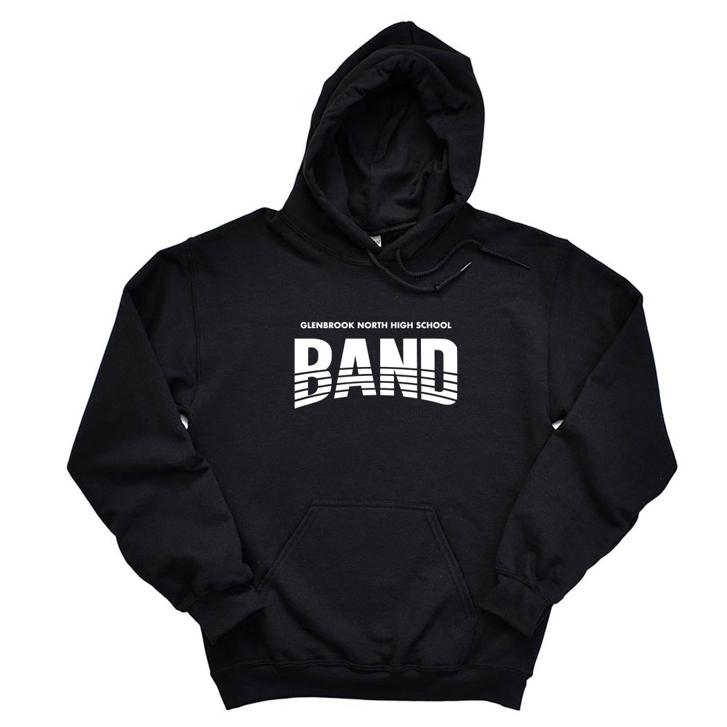 Striped Arc ~ Pullover Hoodie ~ Glenbrook North Band