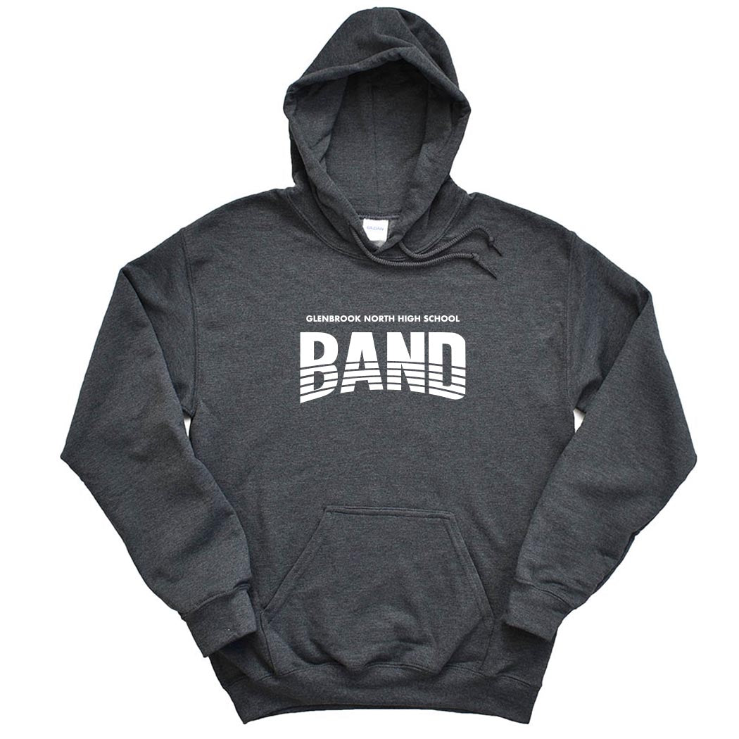 Striped Arc ~ Pullover Hoodie ~ Glenbrook North Band