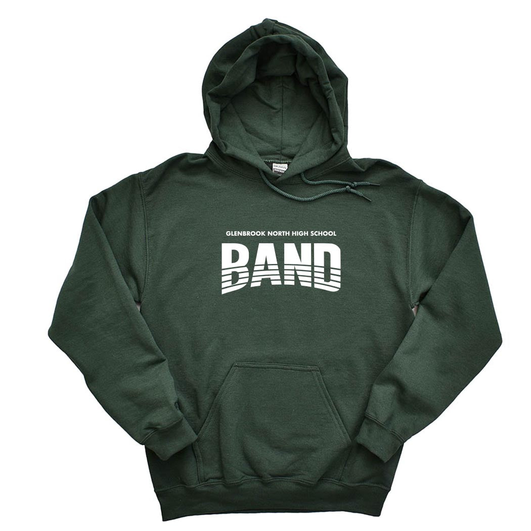 Striped Arc ~ Pullover Hoodie ~ Glenbrook North Band