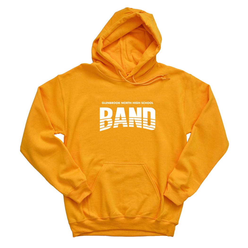 Striped Arc ~ Pullover Hoodie ~ Glenbrook North Band