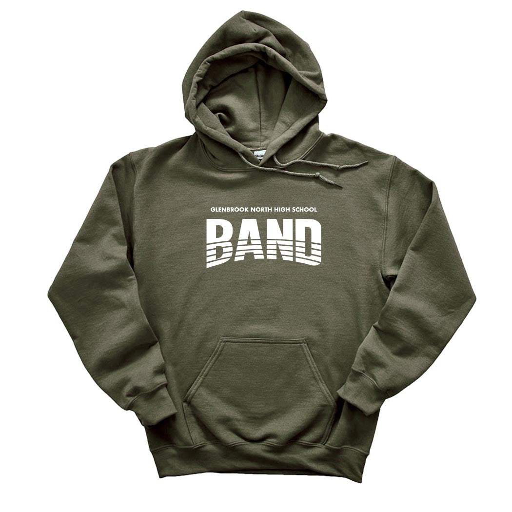Striped Arc ~ Pullover Hoodie ~ Glenbrook North Band