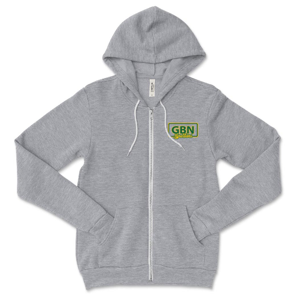 Retro Box GBN ~ Bella Canvas Zip Hoodie ~ Glenbrook North High School