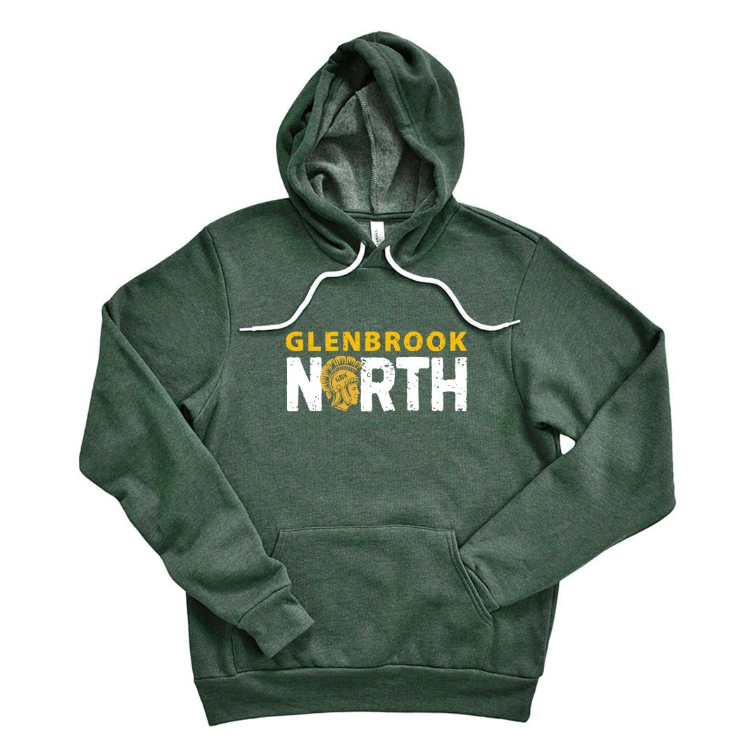 North Mascot ~ Bella Canvas Hoodie ~ Glenbrook North High School