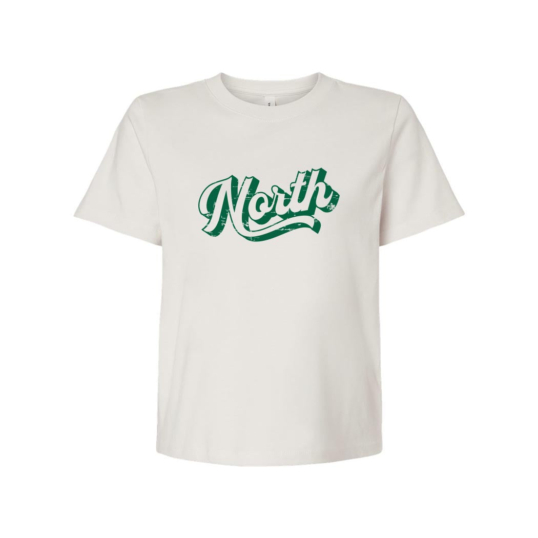 Vintage Script ~ Women's Heavyweight T-Shirt ~ Glenbrook North High School