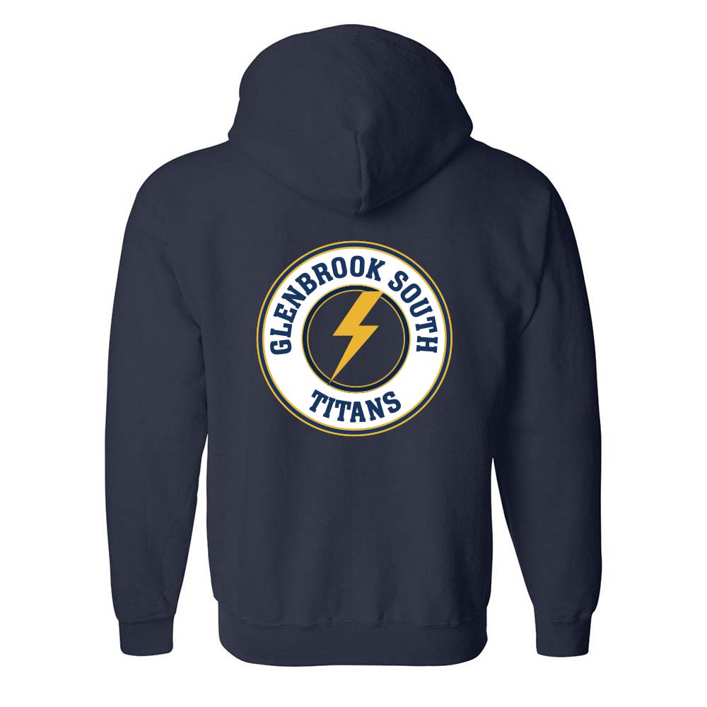 GBS Circle Bolt ~ Zip Hoodie ~ Glenbrook South High School Booster Club