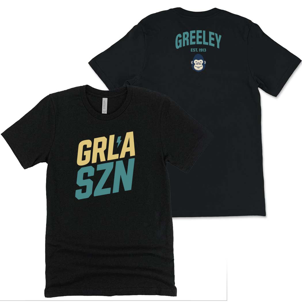 GRLA SZN ~ Jersey T-Shirt ~ Greeley Elementary School-black