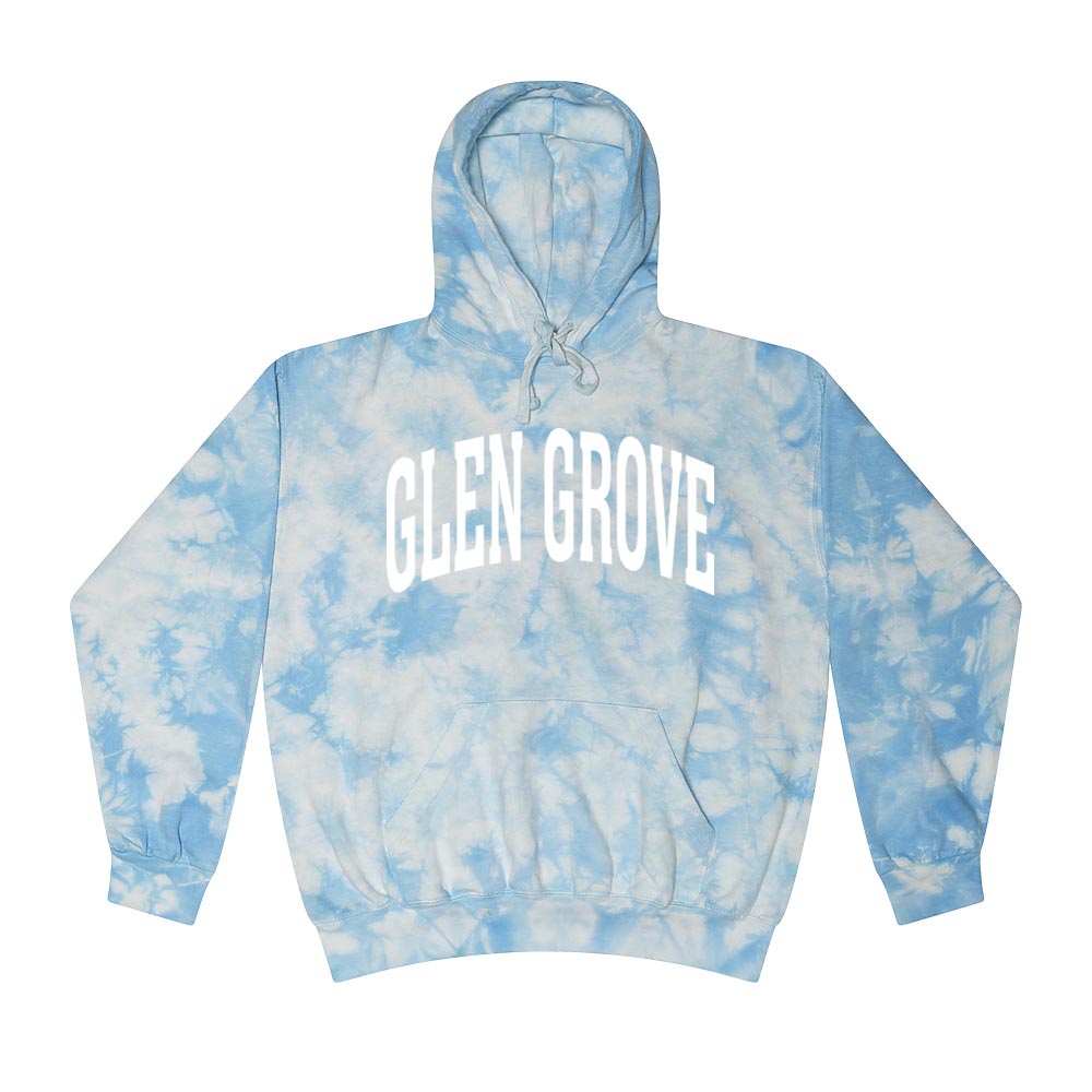 Extended Arc ~ Tie-Dye Hoodie ~ Glen Grove Elementary School