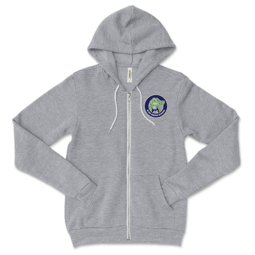 School Logo ~ Zip Hoodie ~ Glen Grove Elementary School