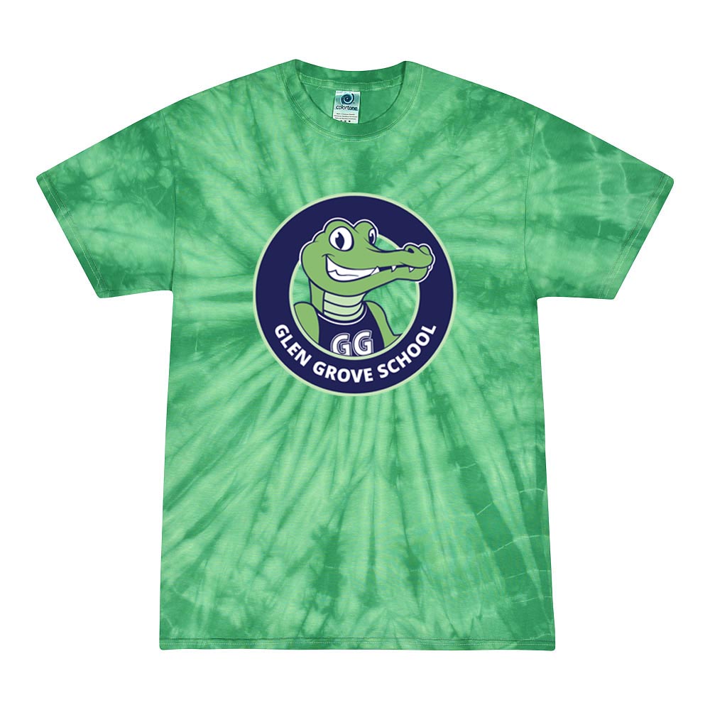 School Logo ~ Tie-Dye T-Shirt ~ Glen Grove Elementary School
