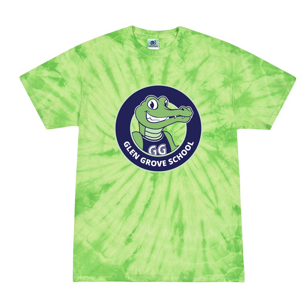 GLEN GROVE LOGO TIE DYE TEE ~ GLEN GROVE ~ youth and adult ~ classic fit