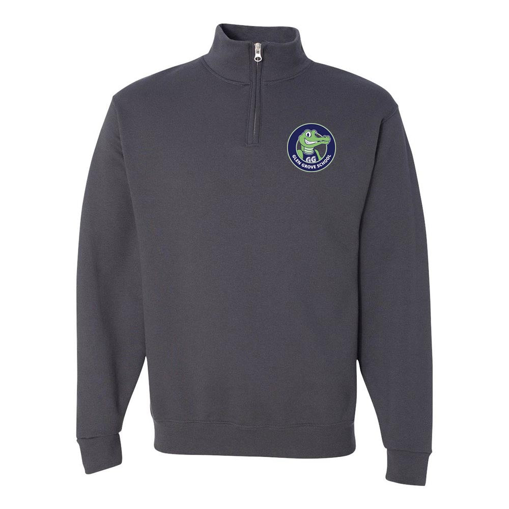 School Logo ~ Quarter-Zip Sweatshirt ~ Glen Grove Elementary School