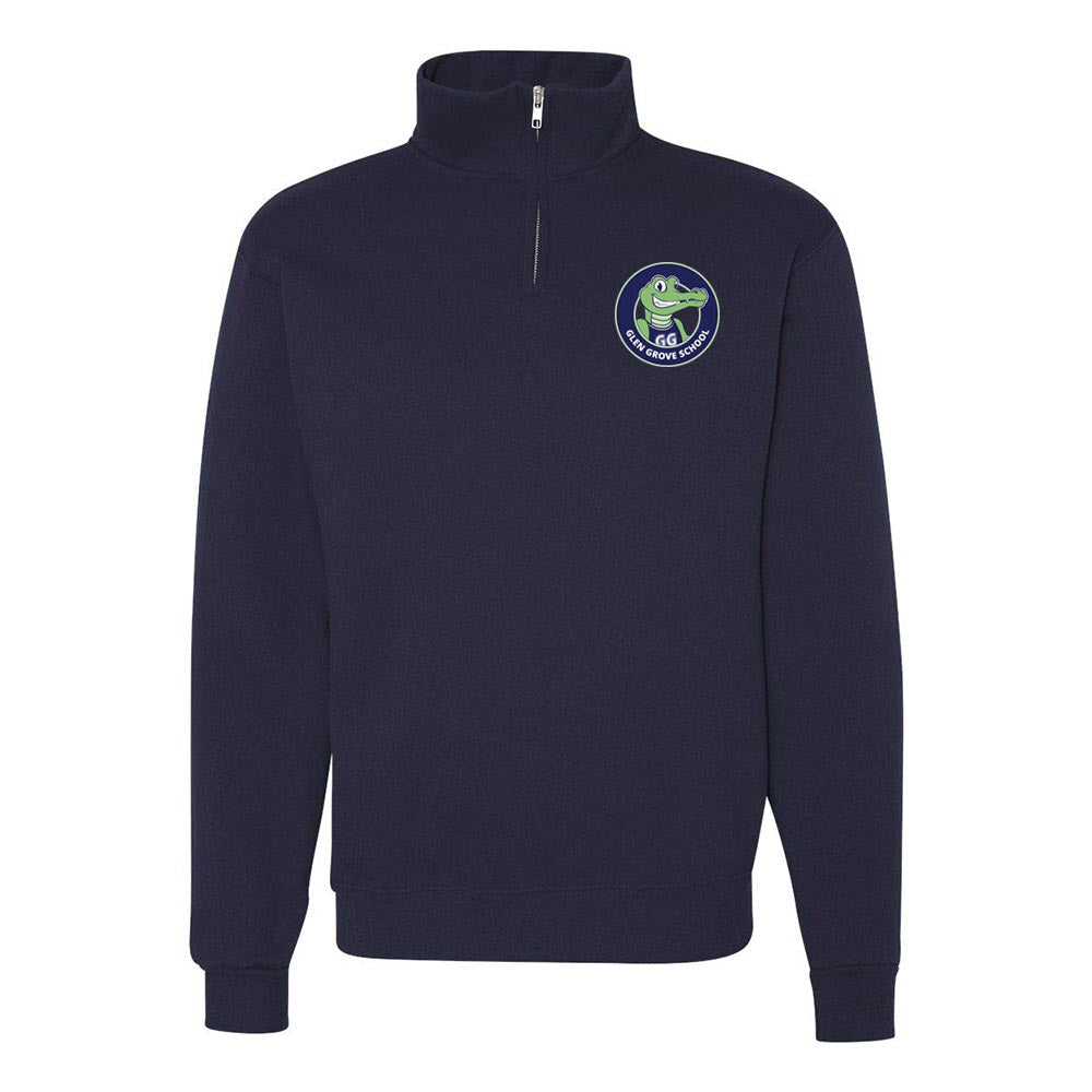 School Logo ~ Quarter-Zip Sweatshirt ~ Glen Grove Elementary School