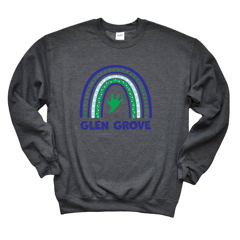 Rainbow ~ Crewneck Sweatshirt ~ Glen Grove Elementary School