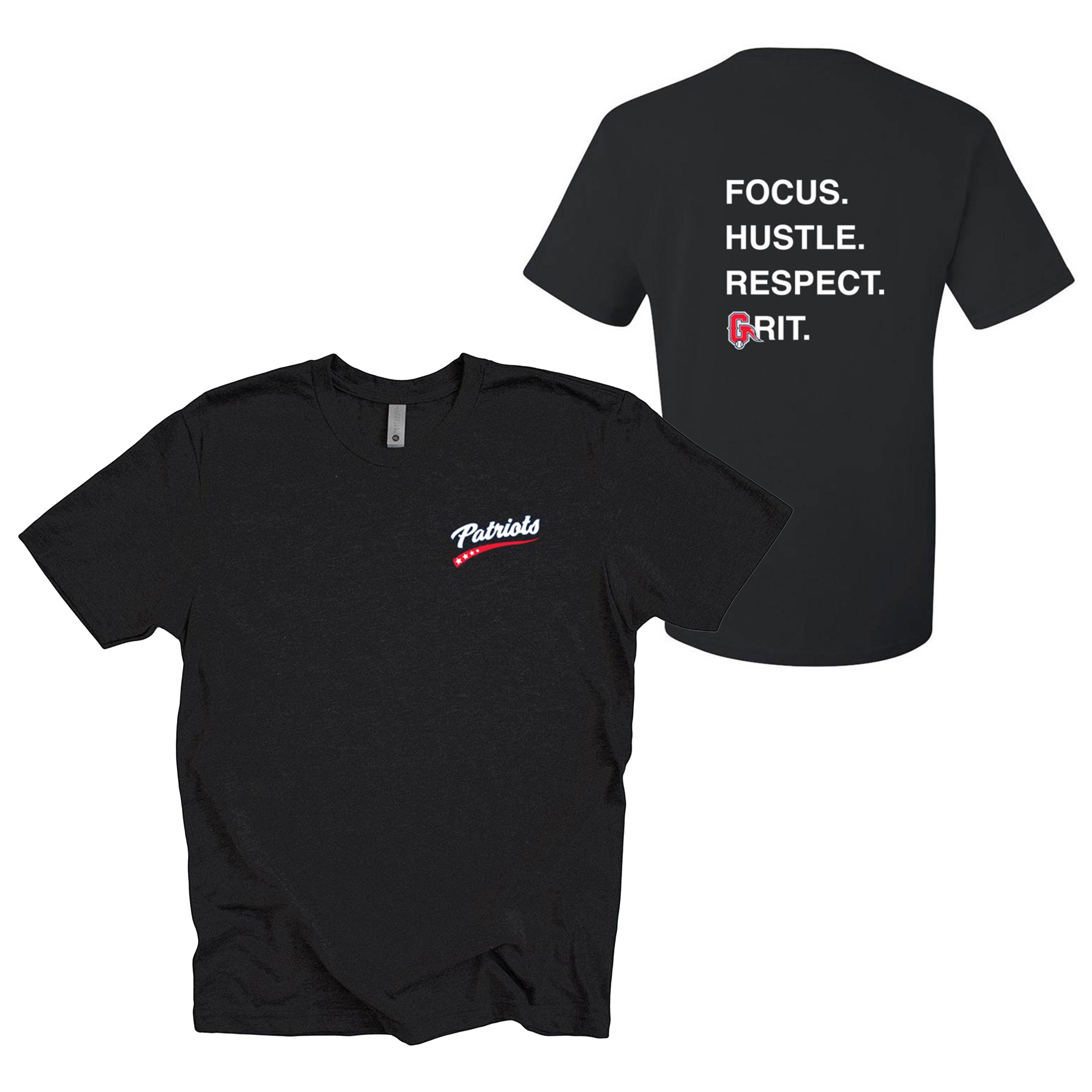 PATRIOTS GRIT TRIBLEND TEE ~ GLENVIEW PATRIOTS ~ youth, unisex and women's