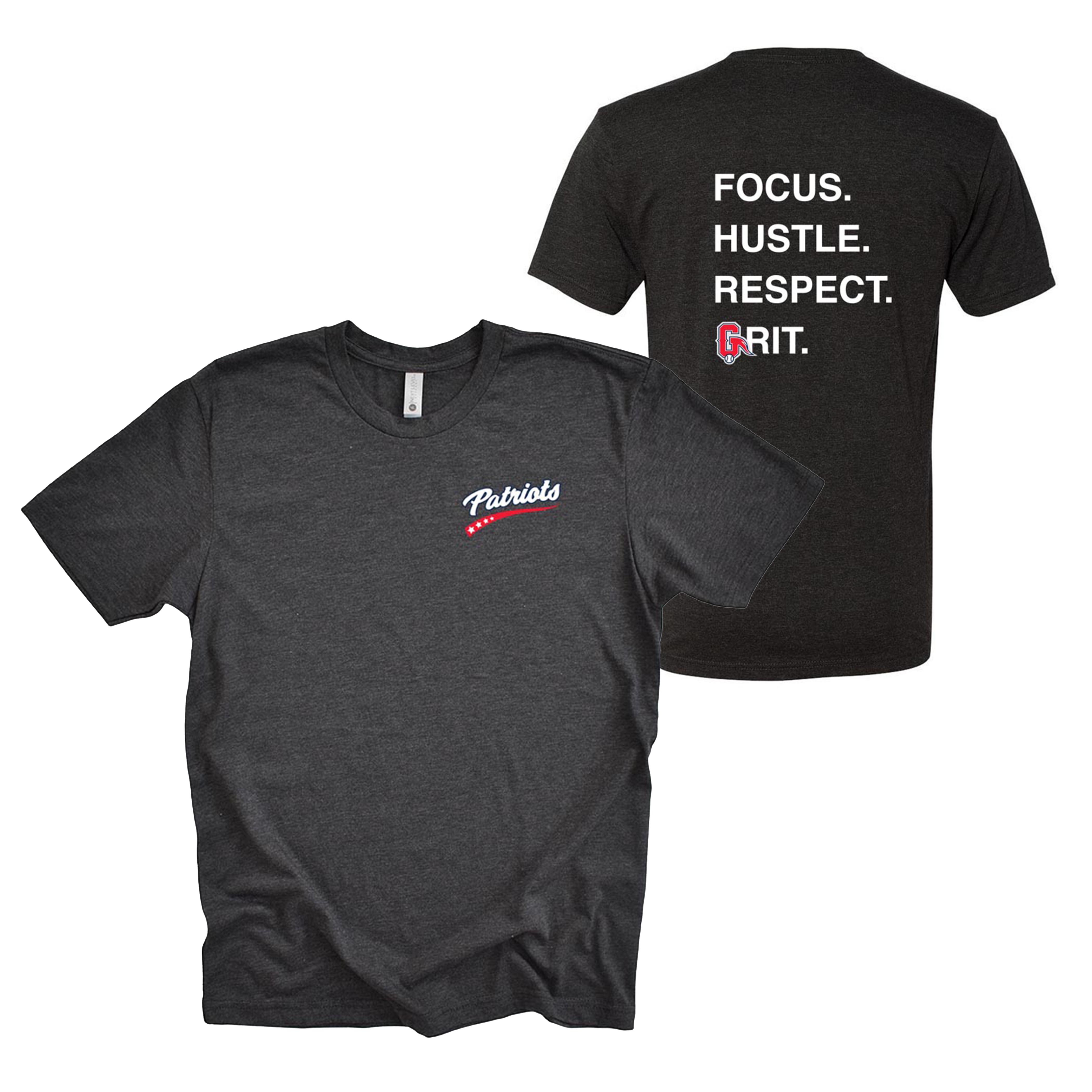 PATRIOTS GRIT TRIBLEND TEE ~ GLENVIEW PATRIOTS ~ youth, unisex and women's