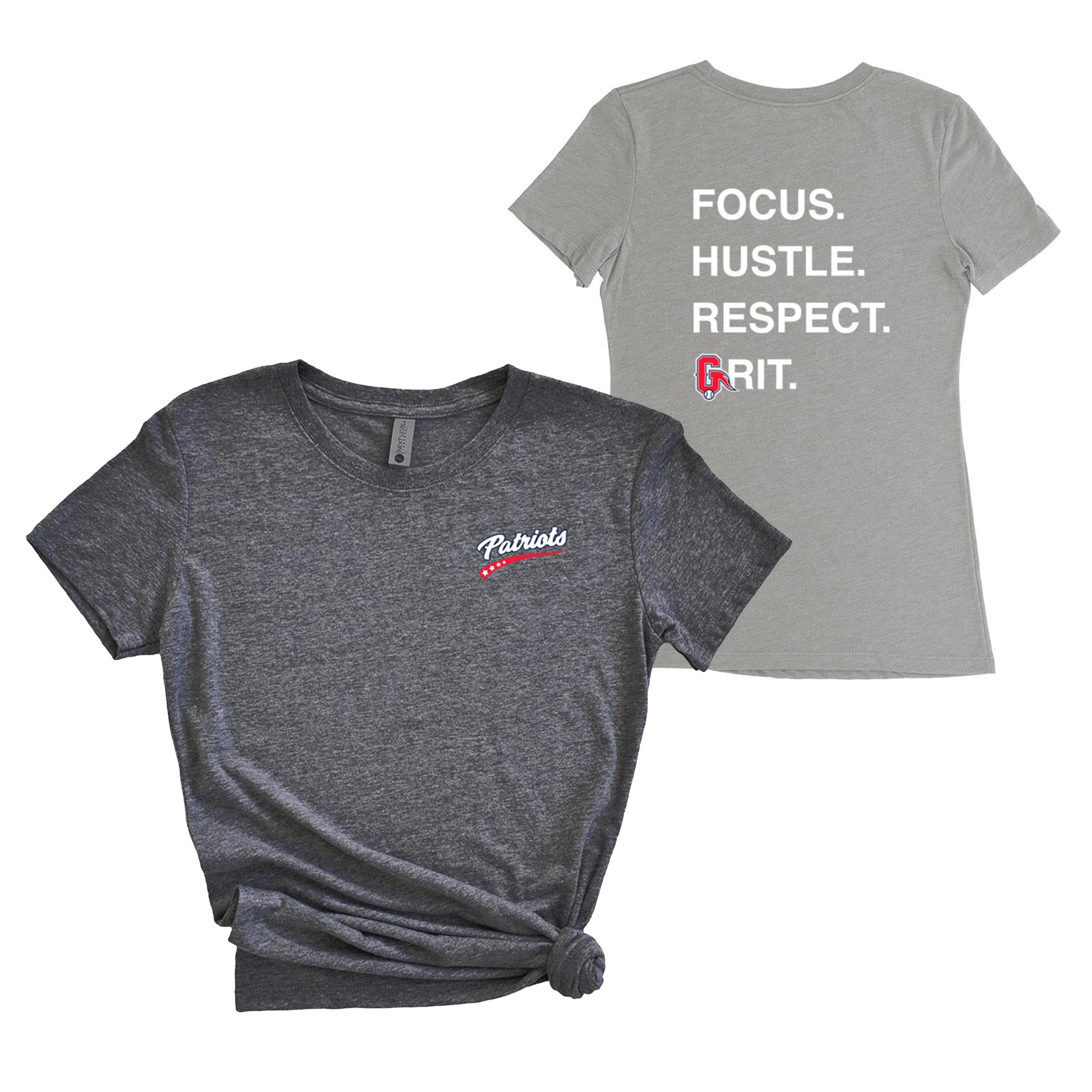 PATRIOTS GRIT TRIBLEND TEE ~ GLENVIEW PATRIOTS ~ youth, unisex and women's