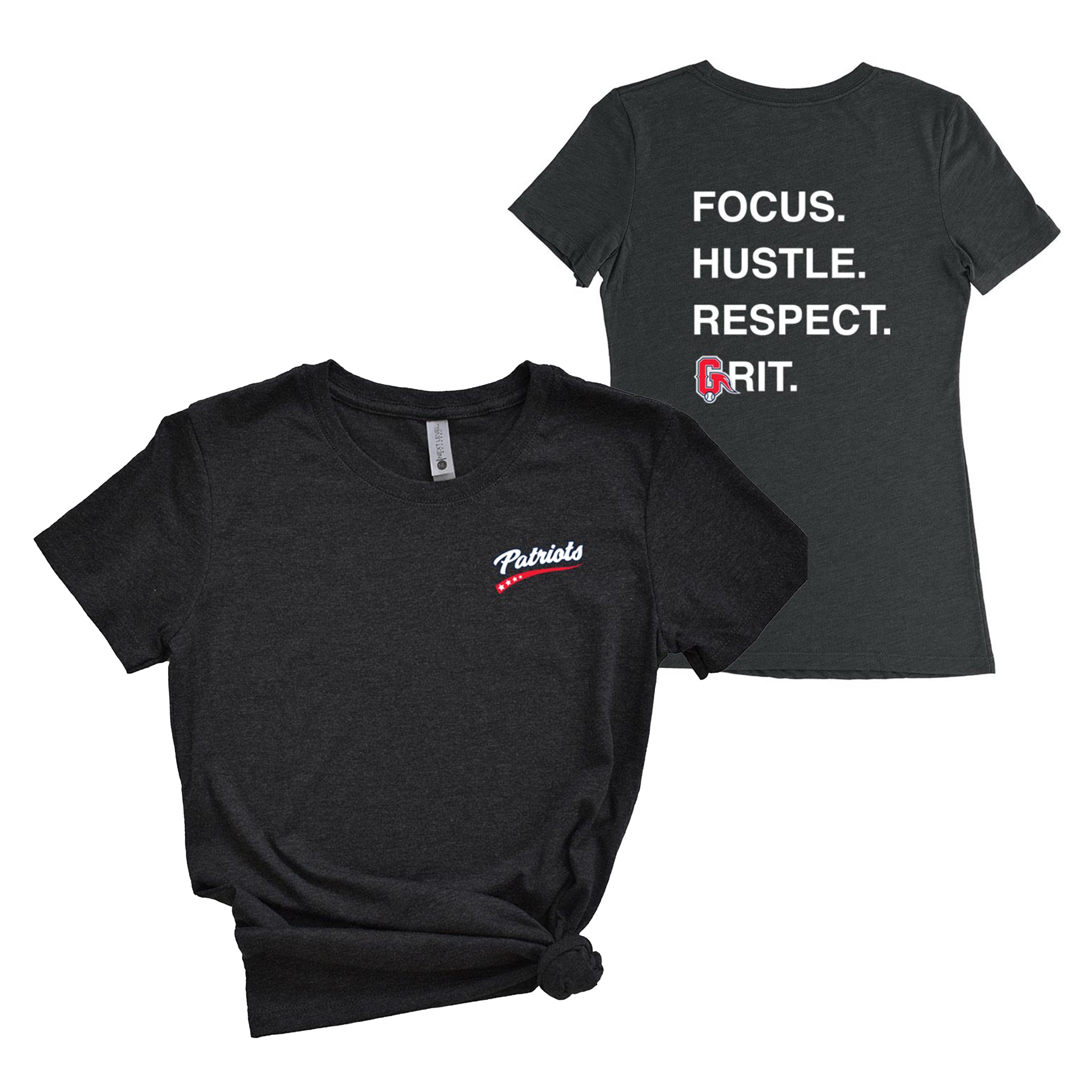 PATRIOTS GRIT TRIBLEND TEE ~ GLENVIEW PATRIOTS ~ youth, unisex and women's