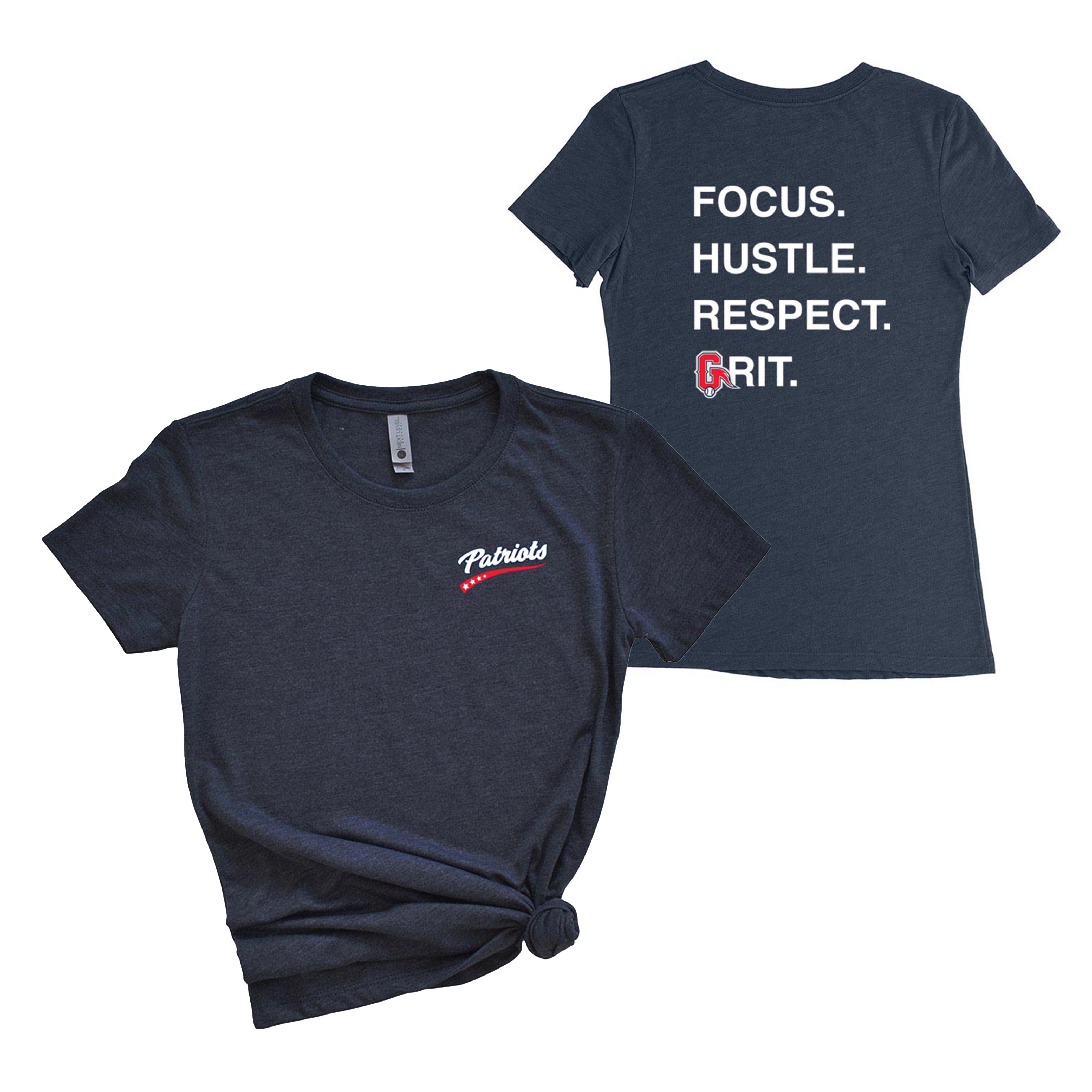 PATRIOTS GRIT TRIBLEND TEE ~ GLENVIEW PATRIOTS ~ youth, unisex and women's
