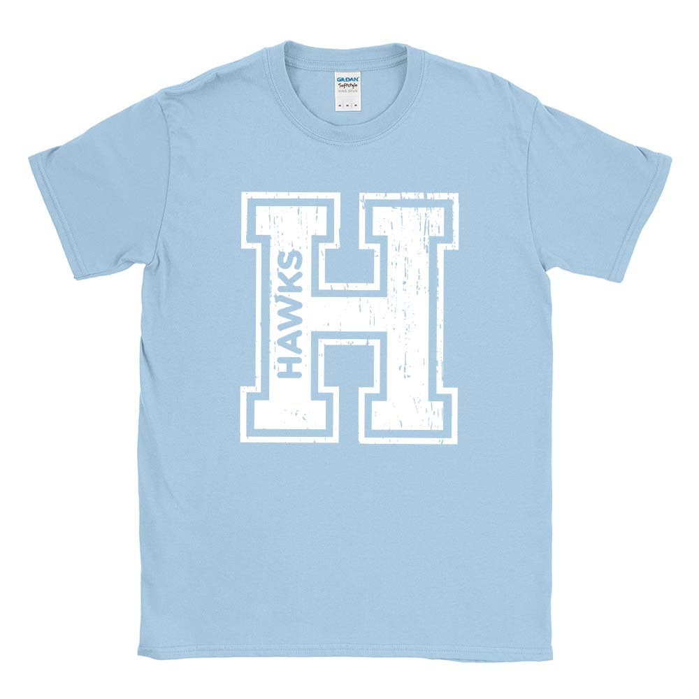 H Hawks ~ Cotton T-Shirt ~ Henking Elementary School