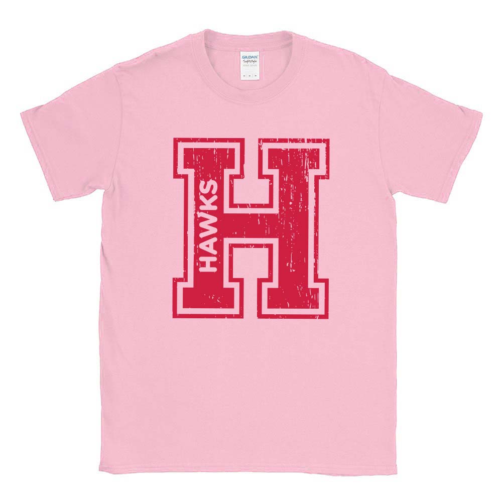 H Hawks ~ Cotton T-Shirt ~ Henking Elementary School