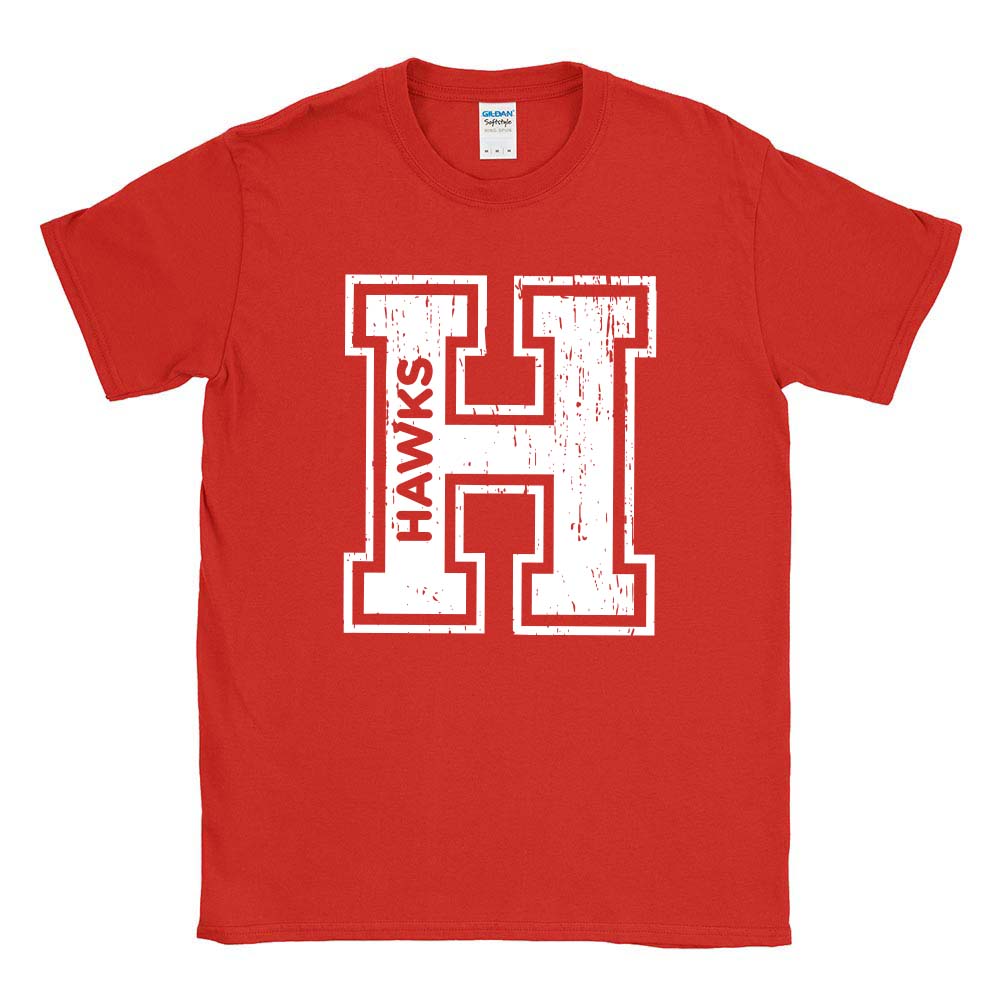 H Hawks ~ Cotton T-Shirt ~ Henking Elementary School
