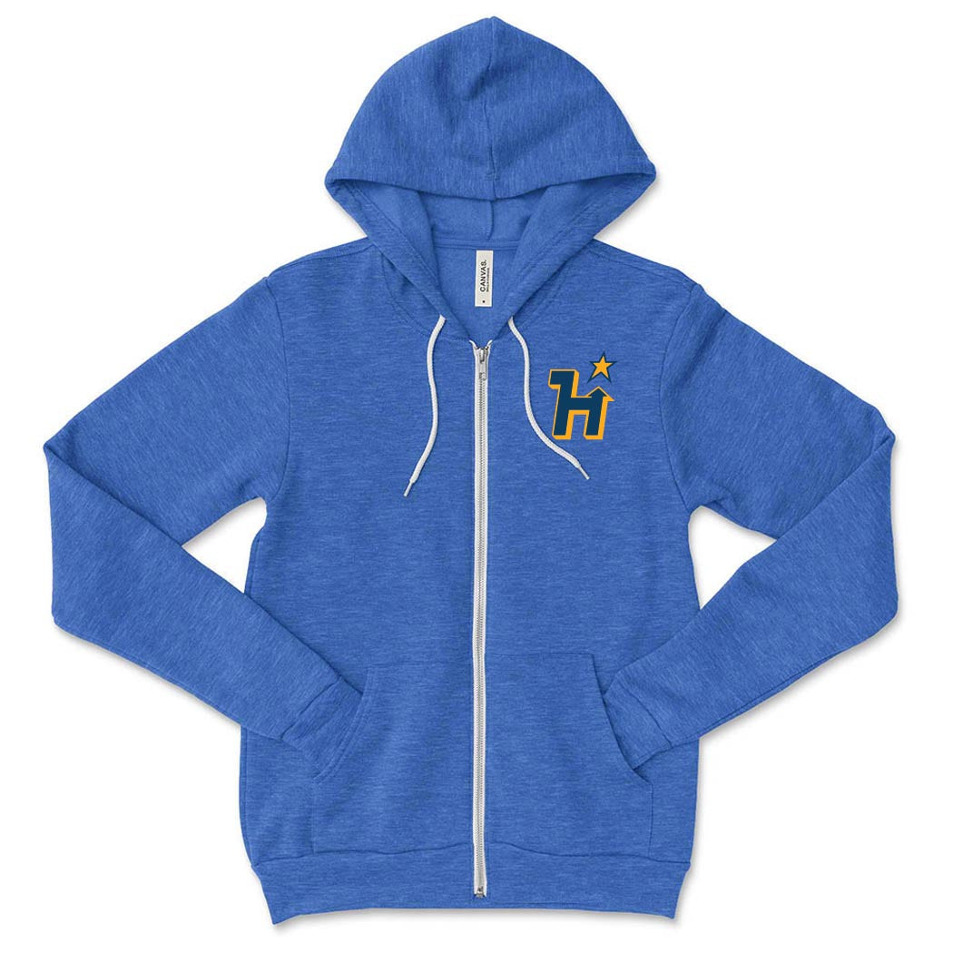H Star Haven ~ Sponge Fleece Zip Hoodie ~ Haven Middle School