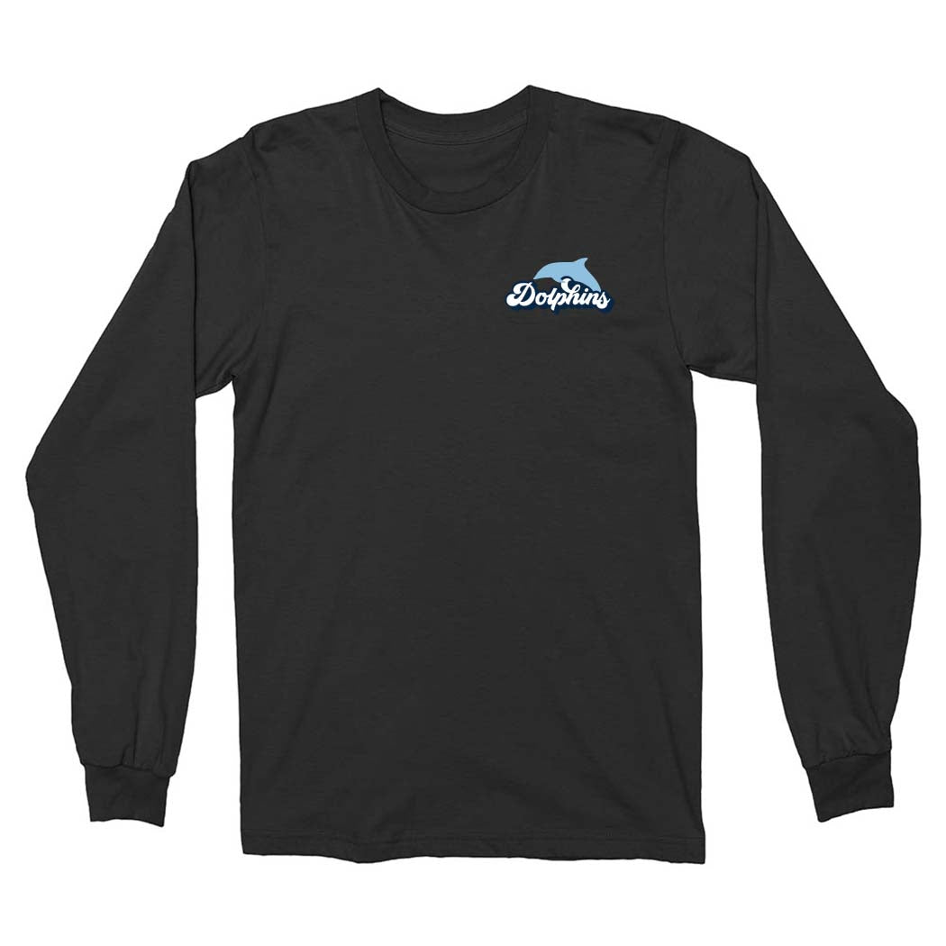 Groovy Dolphins ~ Long Sleeve T-Shirt ~ Harper Elementary School