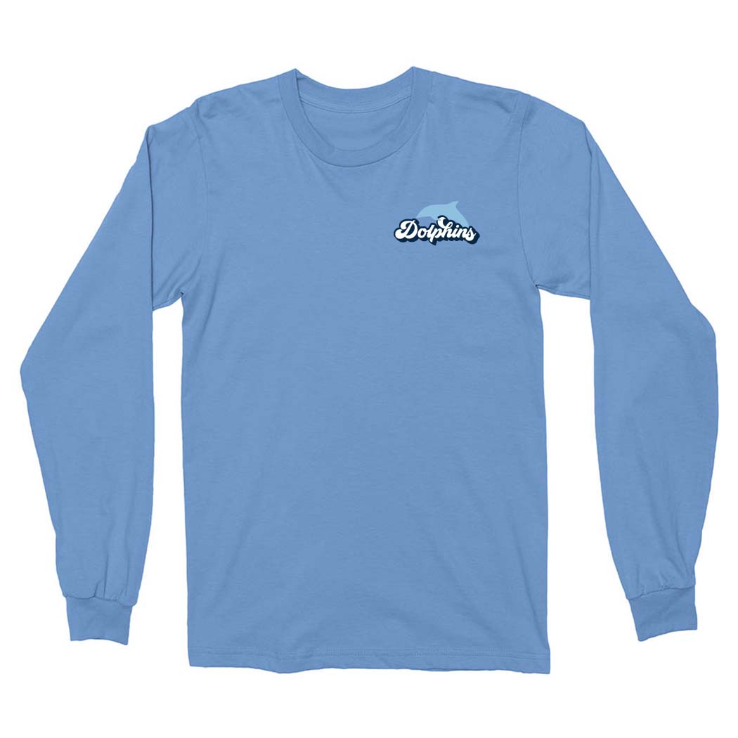 Groovy Dolphins ~ Long Sleeve T-Shirt ~ Harper Elementary School