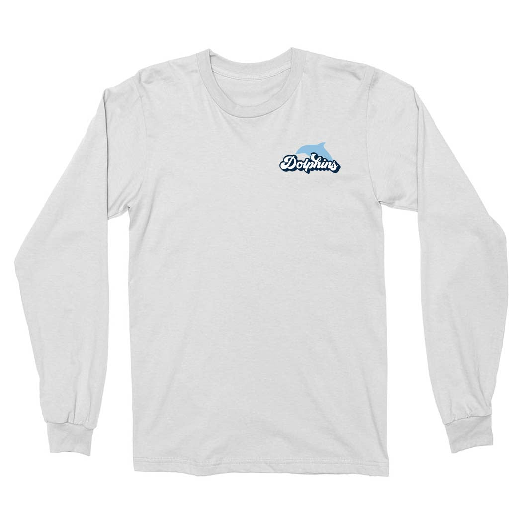 Groovy Dolphins ~ Long Sleeve T-Shirt ~ Harper Elementary School