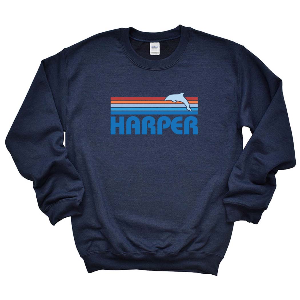Sunset Stripes ~ Crewneck Sweatshirt ~ Harper Elementary School