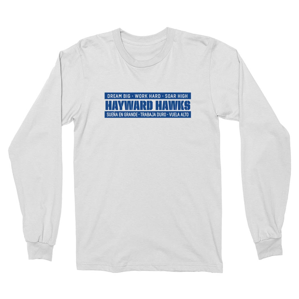 DREAM BIG LONG SLEEVE TEE ~ HAYWARD ELEMENTARY ~ youth & adult ~ classic unisex fit