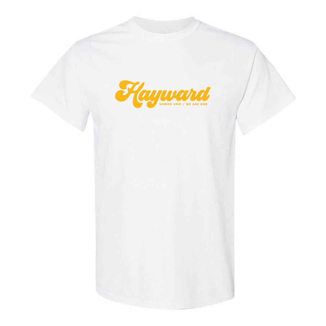 RETRO SCRIPT TEE ~ HAYWARD ELEMENTARY ~ youth & adult ~ classic unisex fit