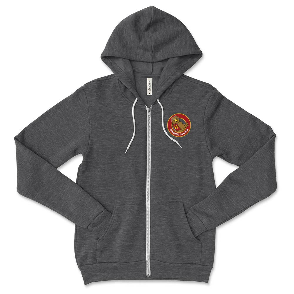 School Logo ~ Zip Hoodie ~ Henking Elementary School
