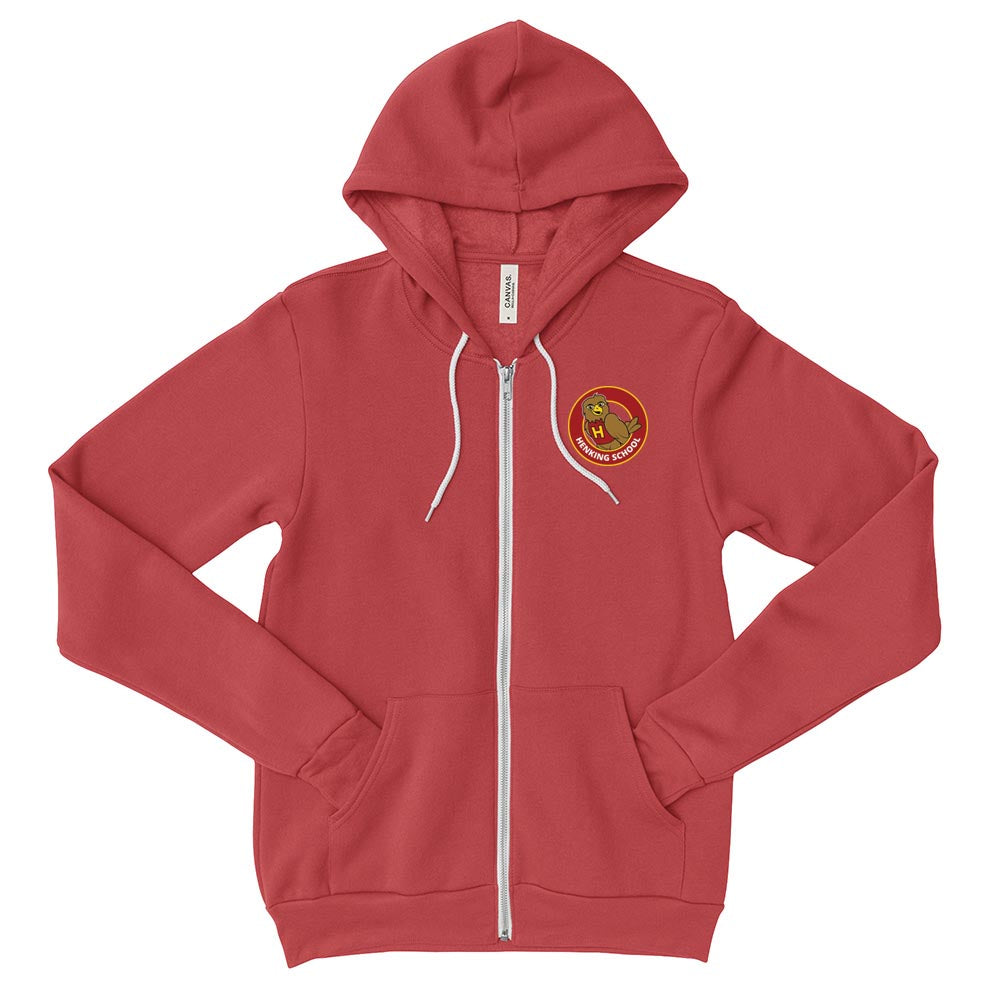HENKING LOGO ZIP HOODIE ~ HENKING ELEMENTARY SCHOOL ~ youth & adult ~ classic fit