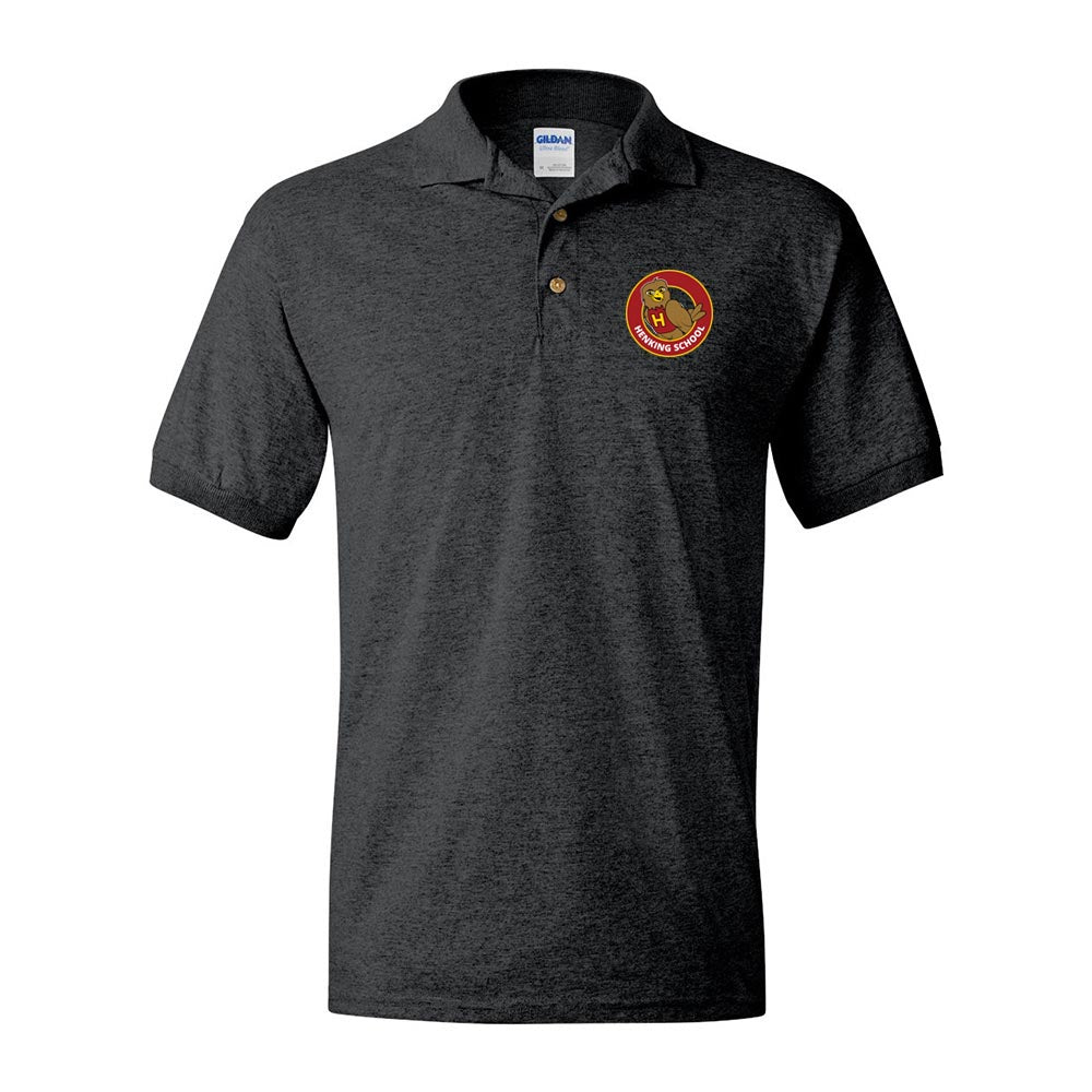 School Logo ~ 50/50 Polo ~ Henking Elementary School